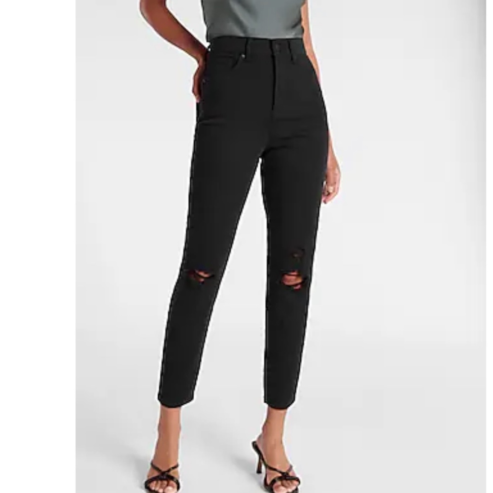 Express black jeans